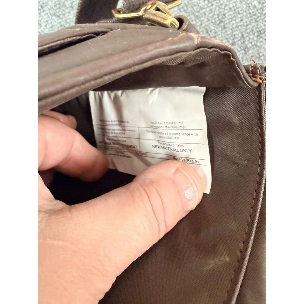 Samsonite Colombian Leather Flap-Over Messenger Bag, Brown